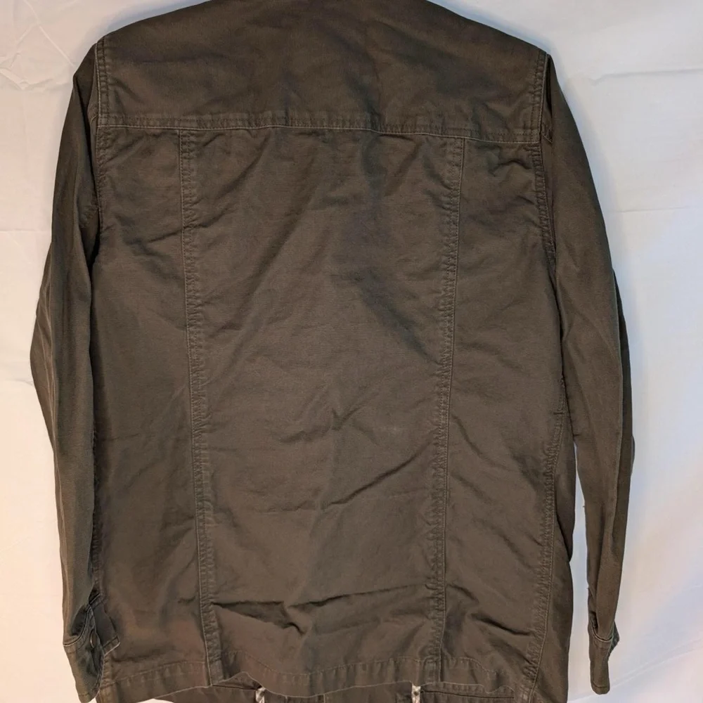 Ralph Lauren Olive Utility Military Jacket 100% cotton size women’s small - Picture 4 of 8